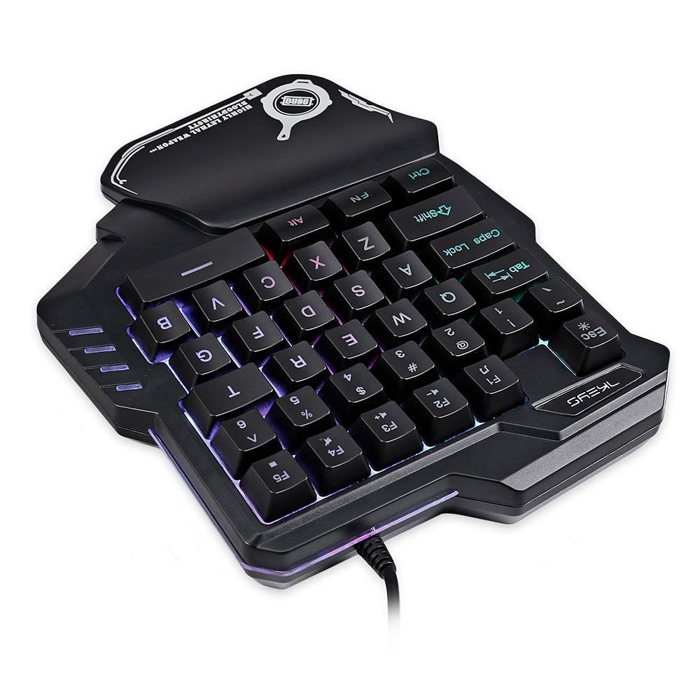 One-Handed RGB Gaming Keypad – Compact & Responsive