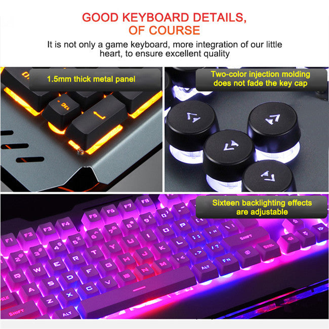 Glow & Game: RGB Floating Key Gaming Keyboard