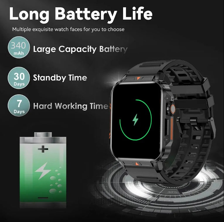 L81 Outdoor Smartwatch – Stay Connected, Fit & Adventure-Ready