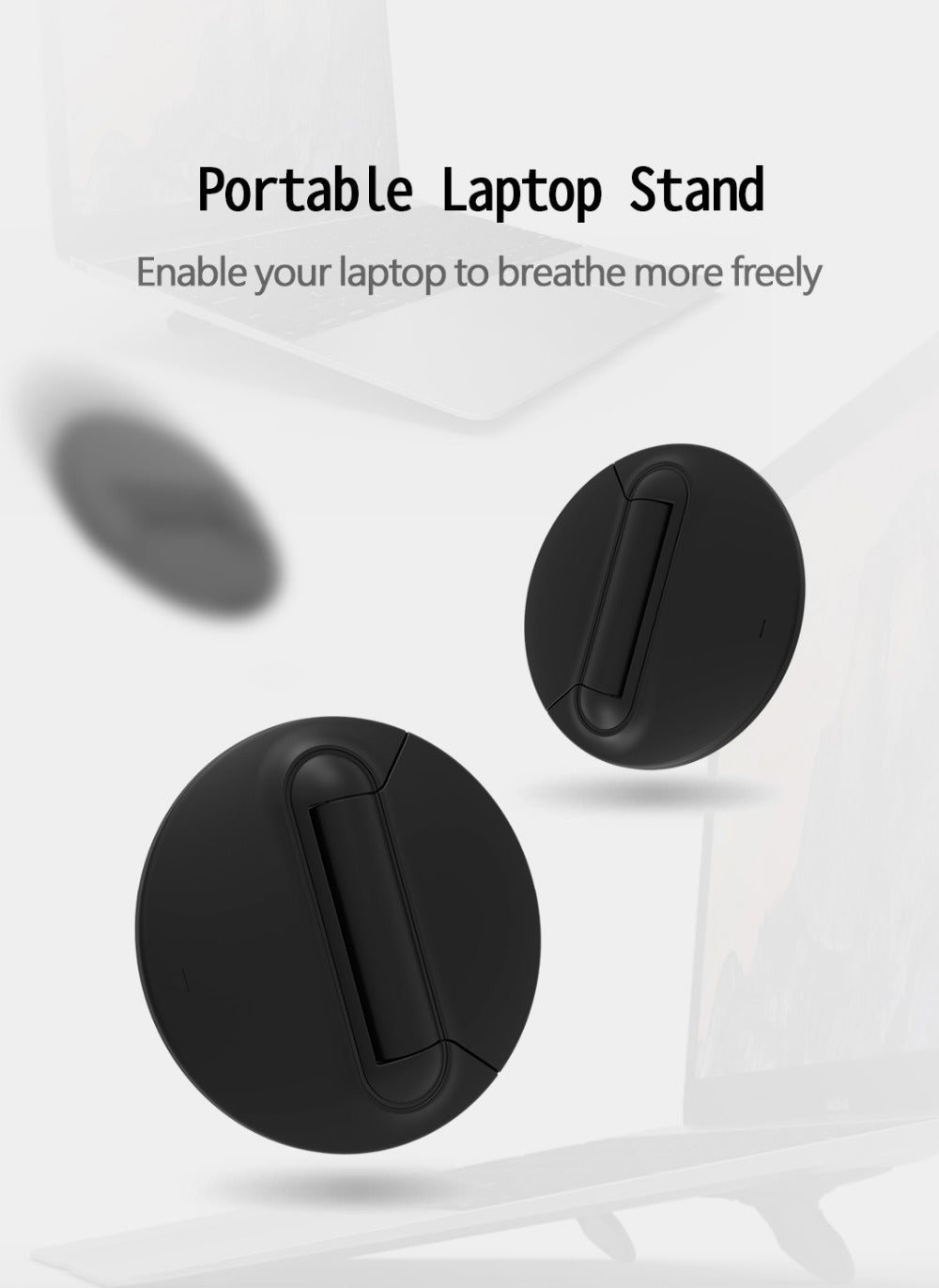 Mini Invisible Laptop Stand – Portable Comfort Anywhere
