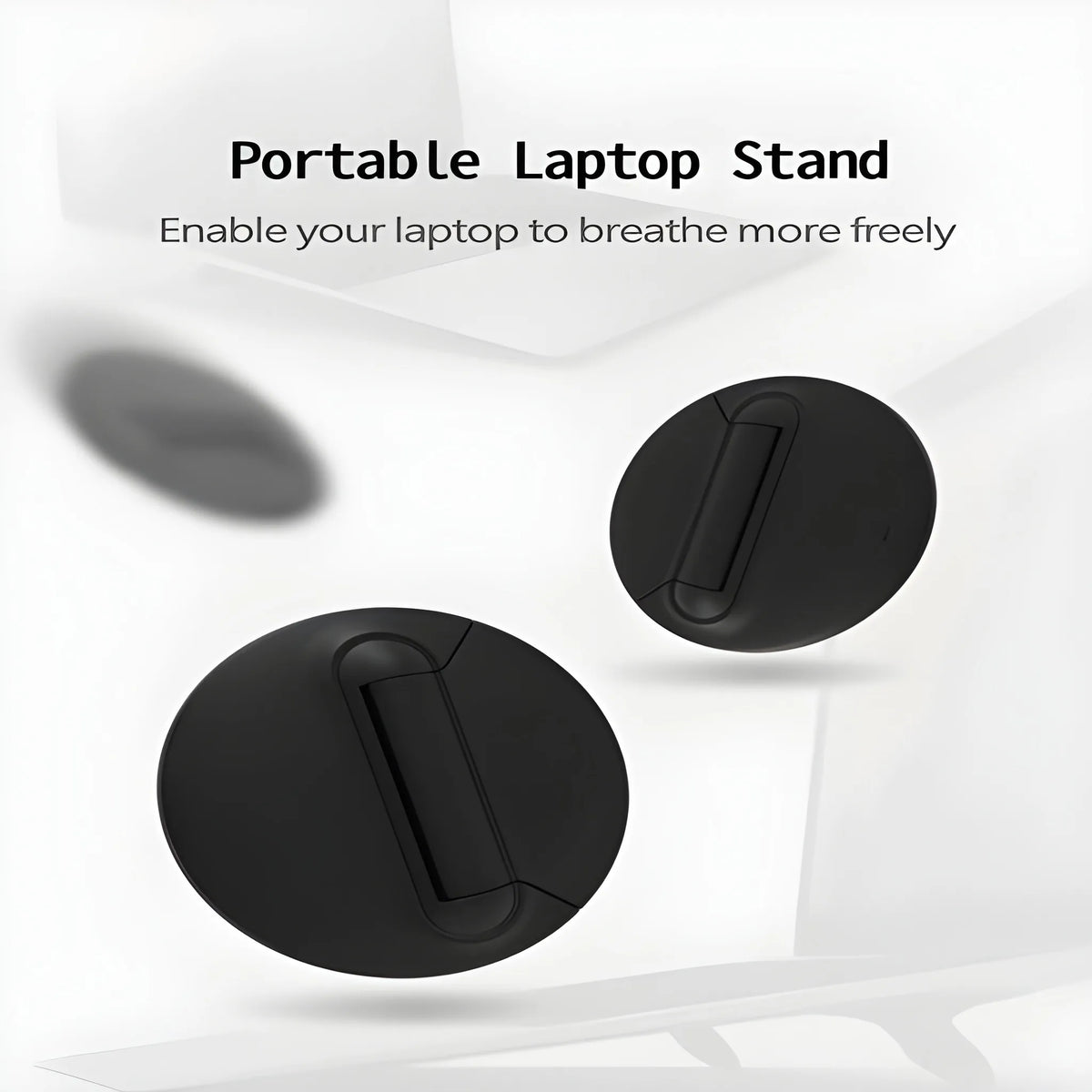 Invisible Laptop Stand – Portable Ergonomic Lift Anywhere