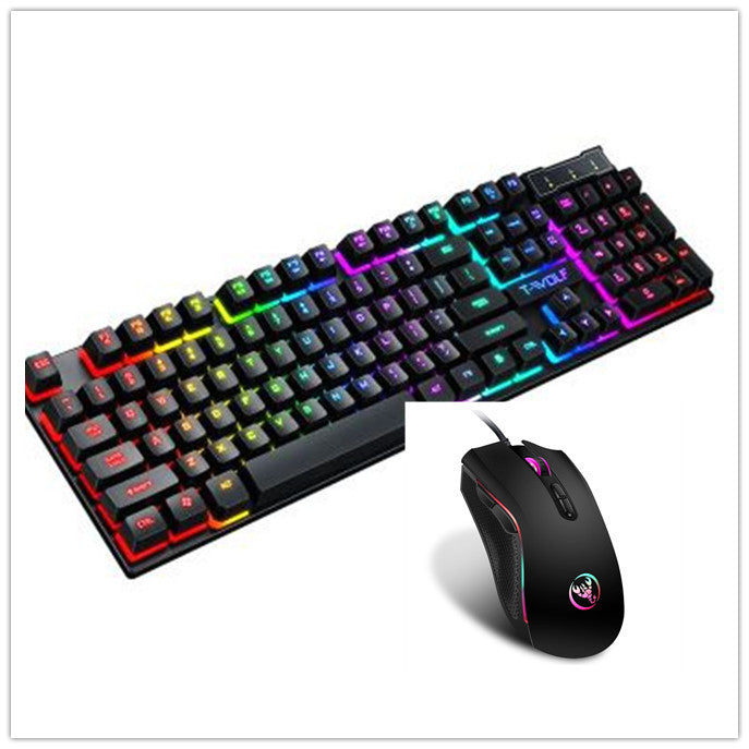 Glow & Game: RGB Floating Key Gaming Keyboard
