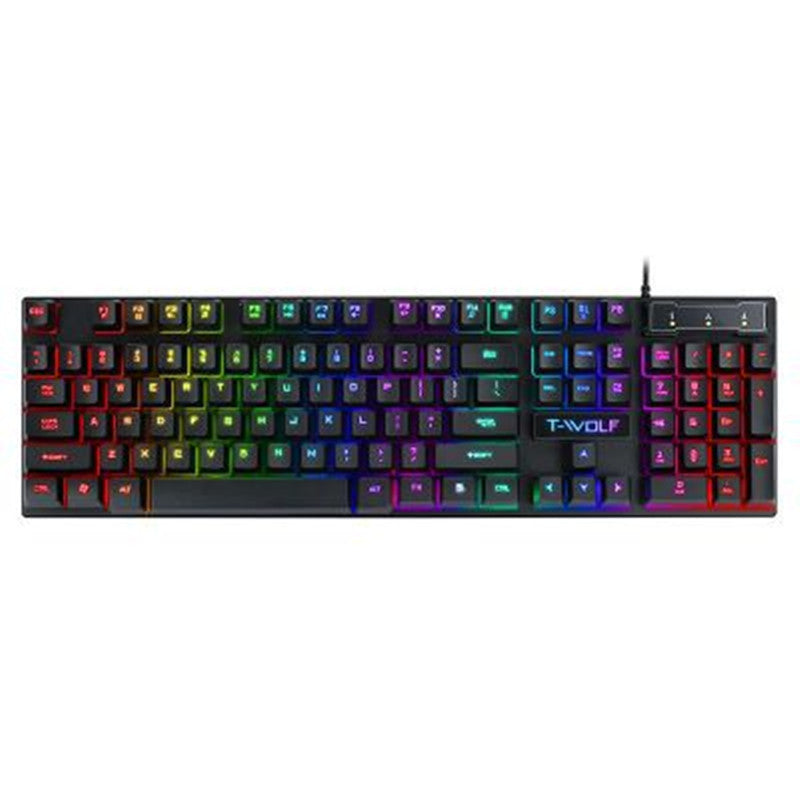 Glow & Game: RGB Floating Key Gaming Keyboard