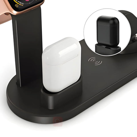 Wireless Charging Stand – 4-in-1 Fast Charge Desk Hub