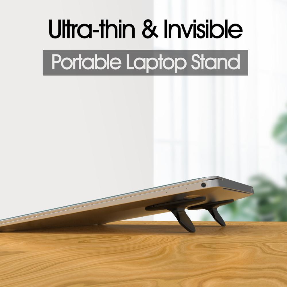 Mini Invisible Laptop Stand – Portable Comfort Anywhere