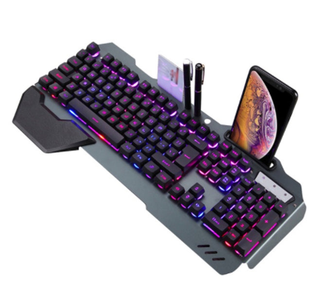 Glow & Game: RGB Floating Key Gaming Keyboard