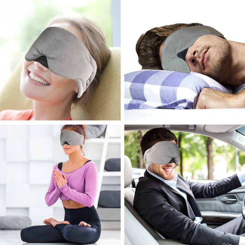 Bluetooth Sleep Mask with Built-In Wireless Headphones
