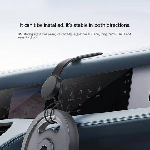 15W Magnetic Car Phone Holder – Bendable Wireless Charging