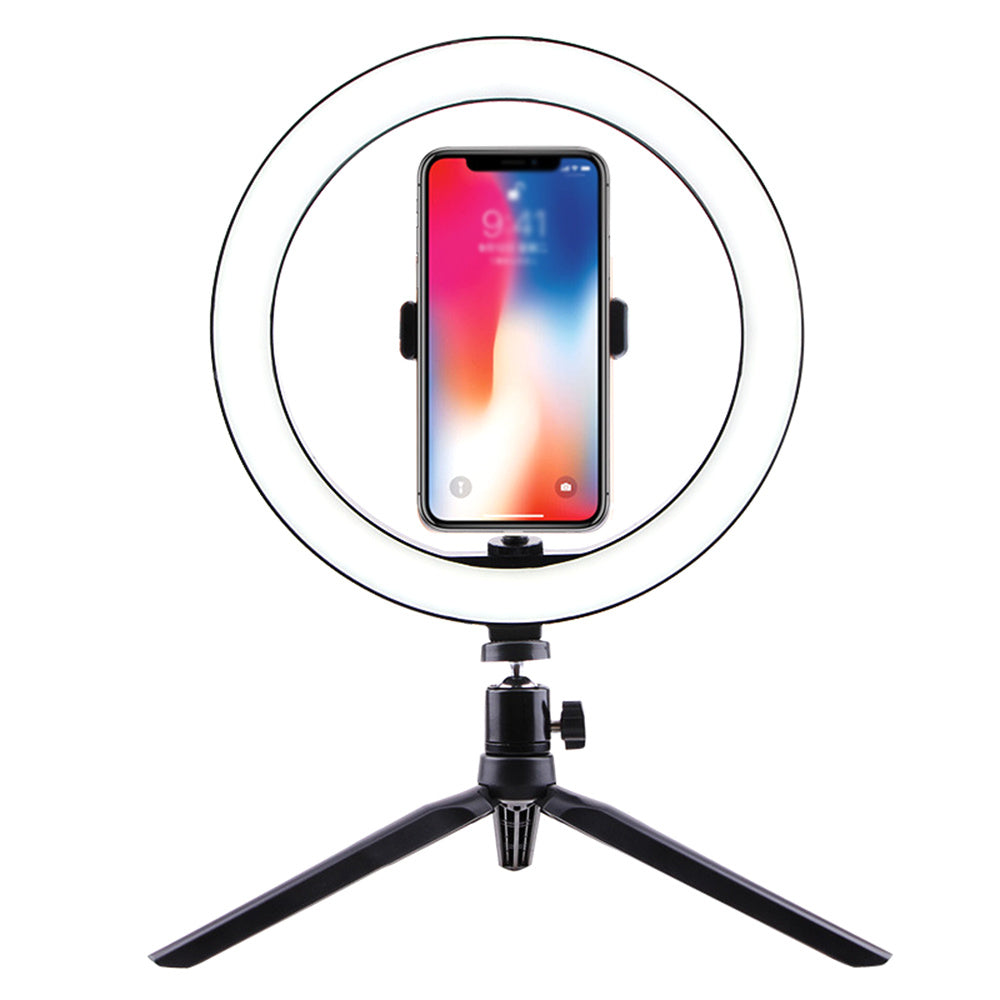 Glow Anywhere: LED Ring Light for Flawless Selfies & Videos