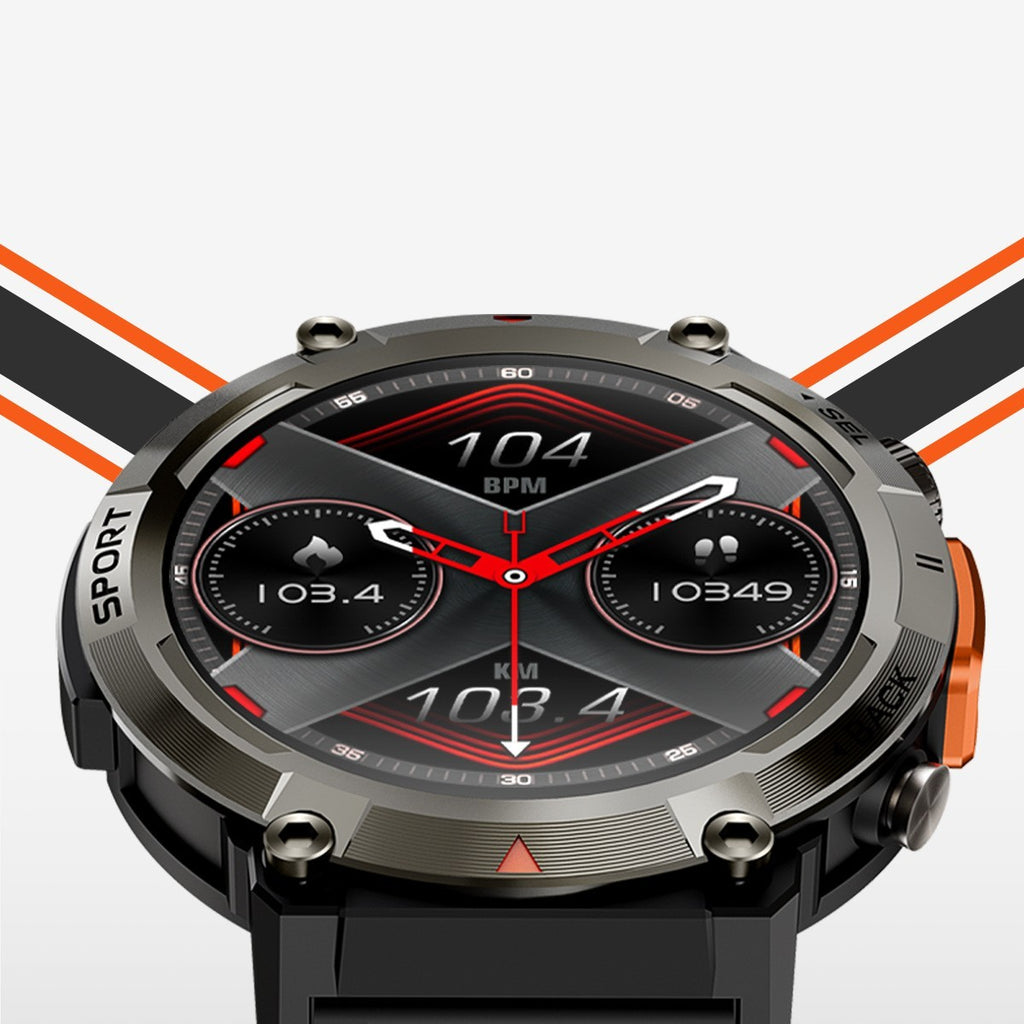 Outdoor Smartwatch – Fitness, Health & Call Alerts Anywhere
