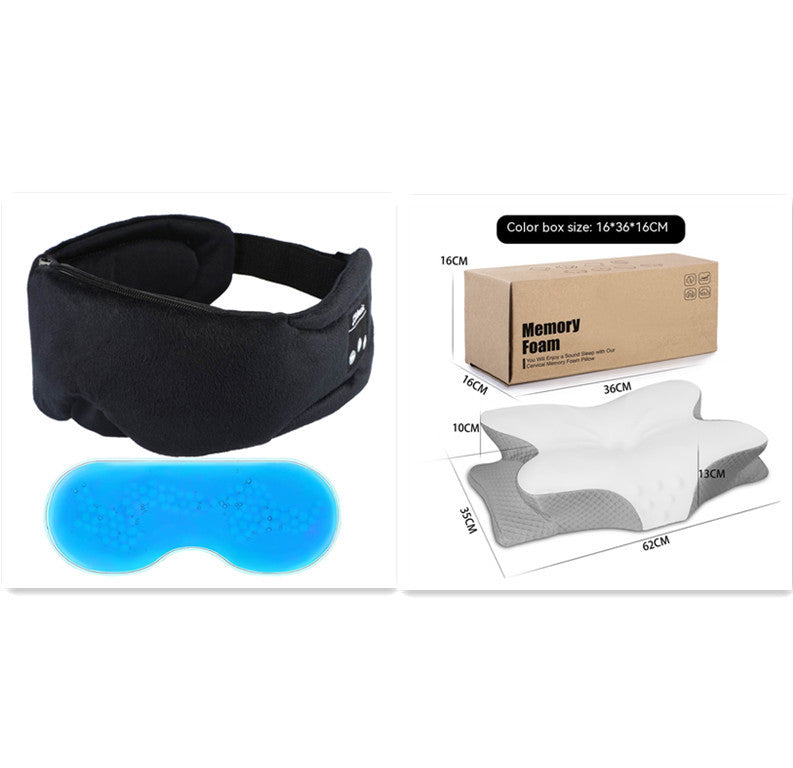 Bluetooth Sleep Mask with Built-In Wireless Headphones