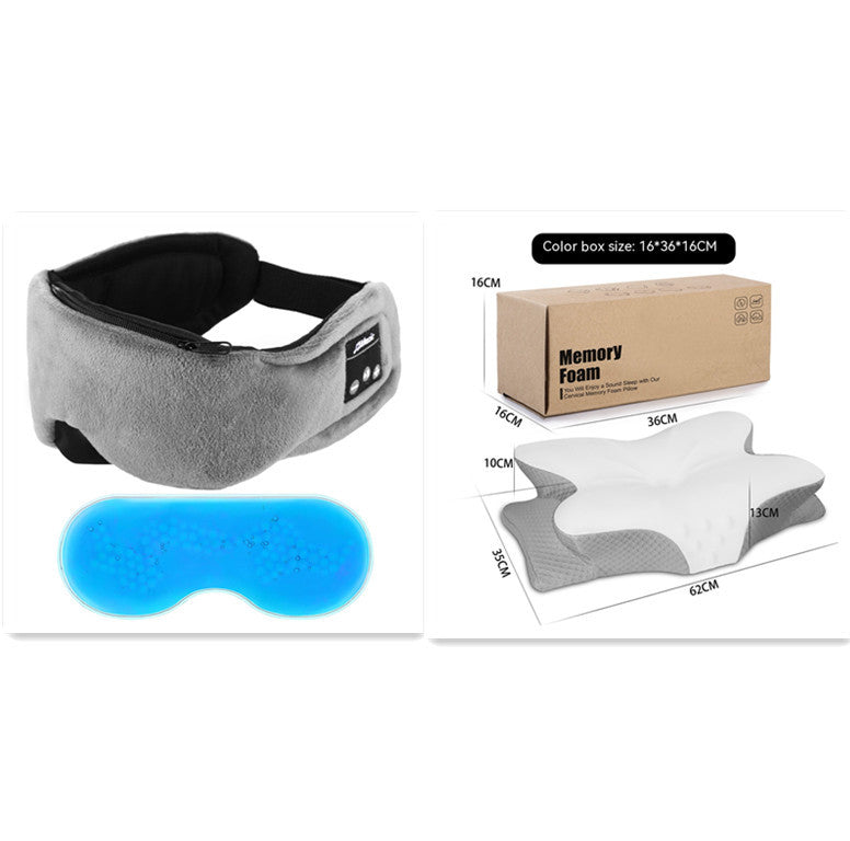 Bluetooth Sleep Mask with Built-In Wireless Headphones