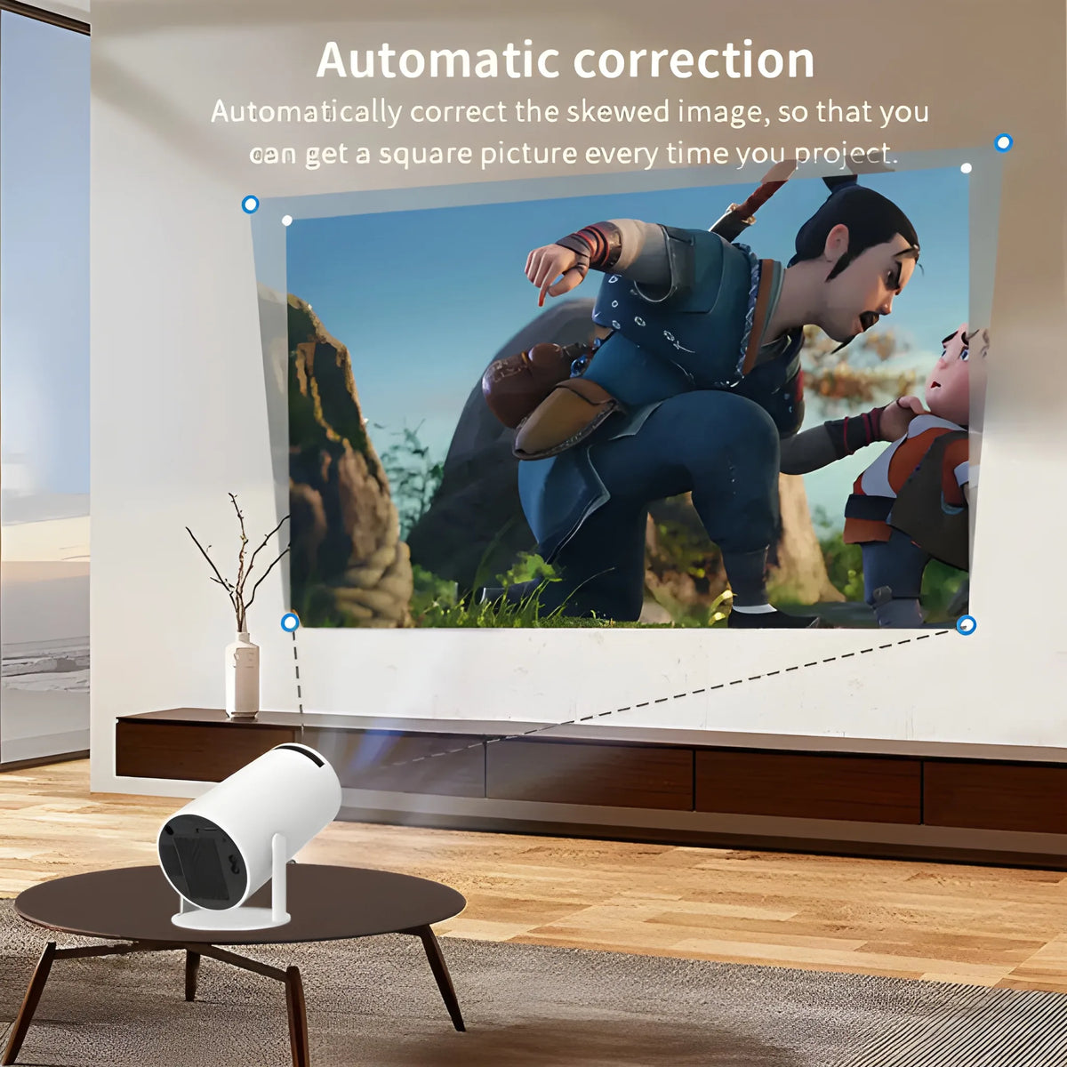 720p Mini Projector – Portable Pocket Cinema for Home