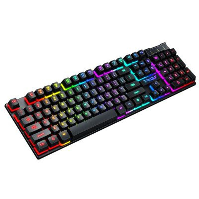 Glow & Game: RGB Floating Key Gaming Keyboard