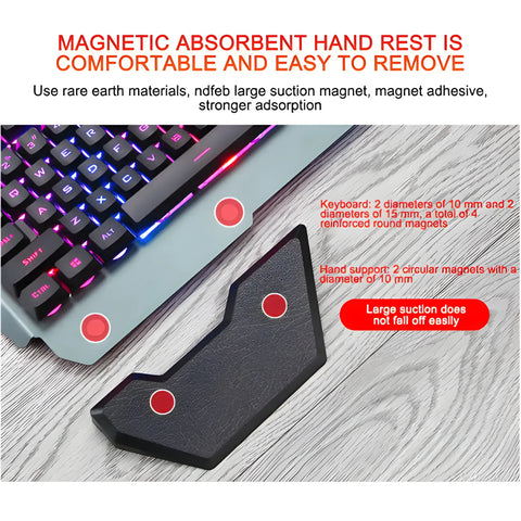 Glow & Game: RGB Floating Key Gaming Keyboard