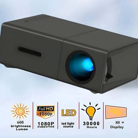M100 Mini Projector – Portable Home Cinema 120” Display