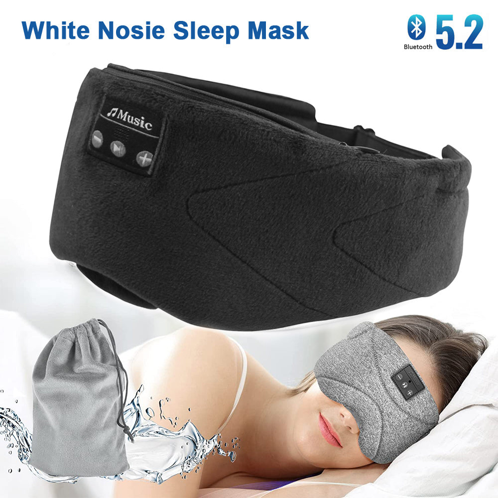 DreamEase Bluetooth Sleep Mask with White Noise