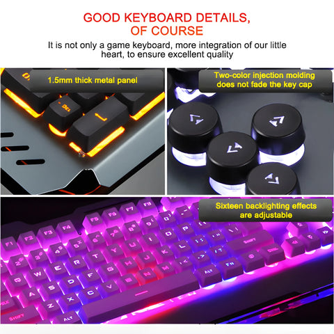 Glow & Game: RGB Floating Key Gaming Keyboard
