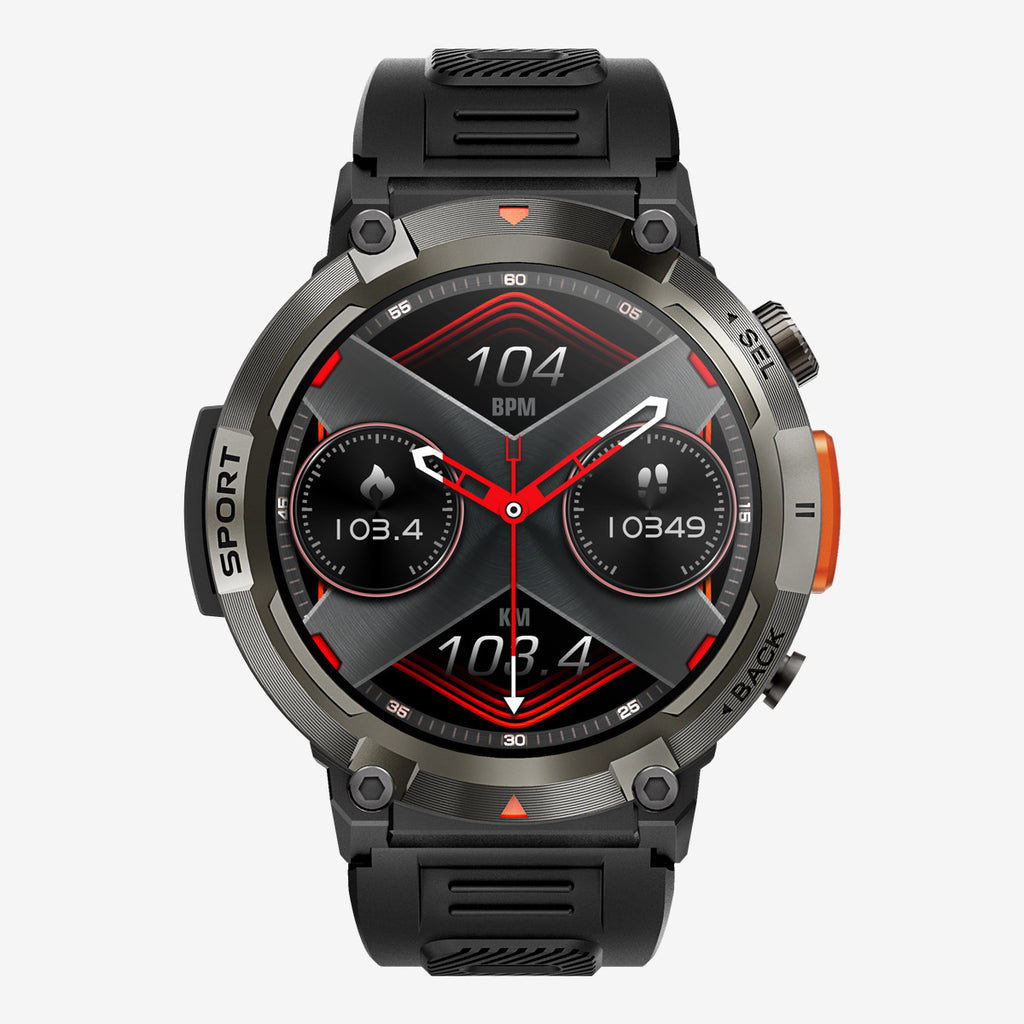 Outdoor Smartwatch – Fitness, Health & Call Alerts Anywhere
