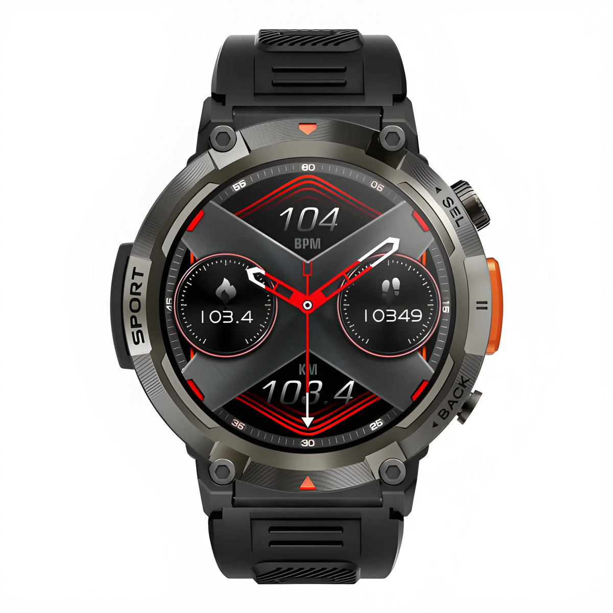 Outdoor Smartwatch – Rugged Fitness & Call Alert Watch