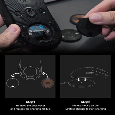 Qi Wireless Mouse Charging – Cable-Free Logitech Power Upgrade