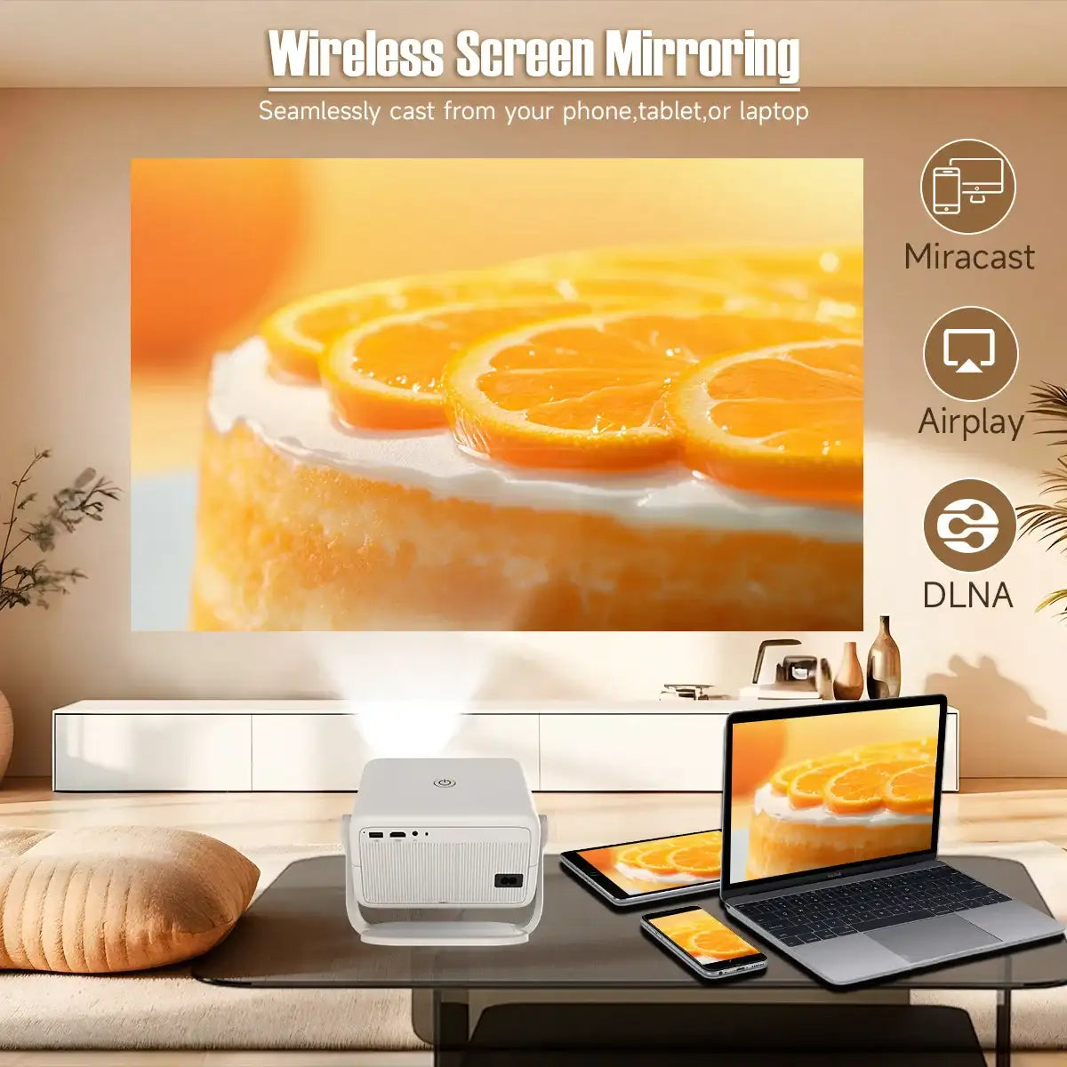 Magcubic L018 Projector – 1080P Smart Portable Home Cinema