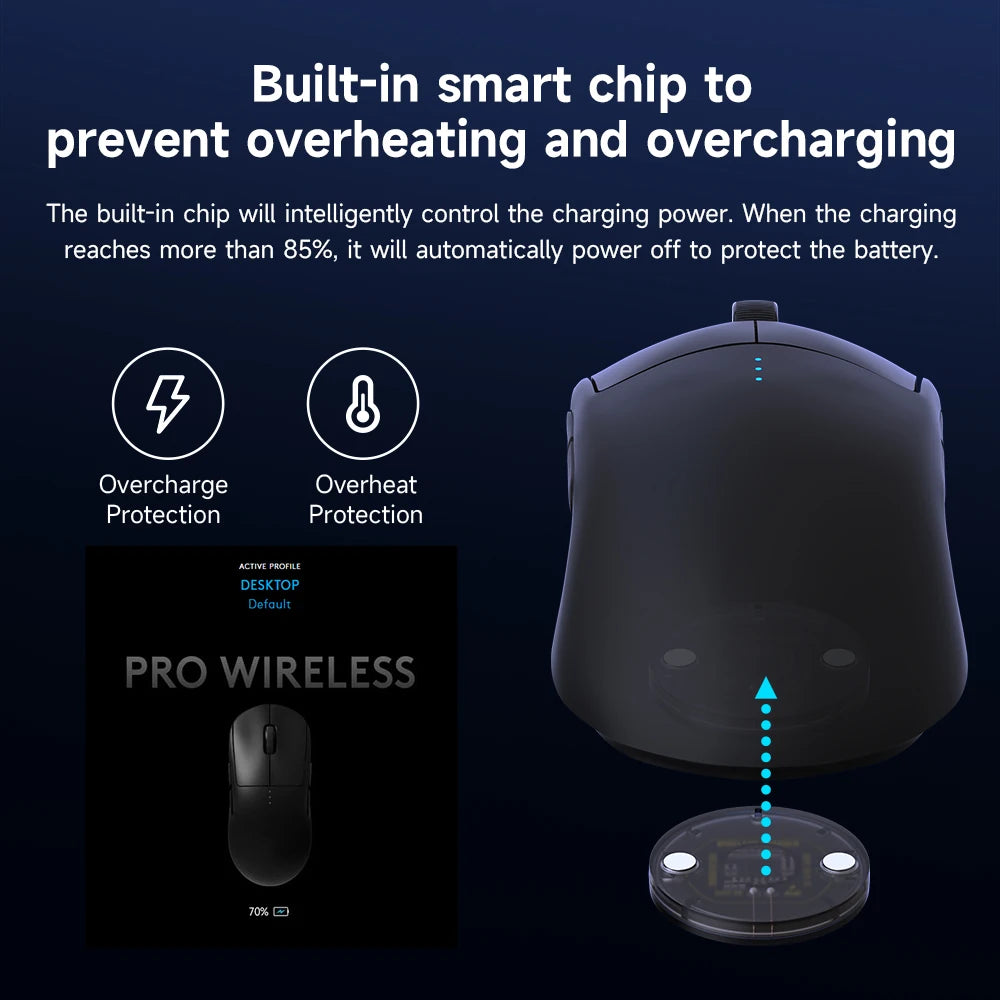Qi Wireless Mouse Charging