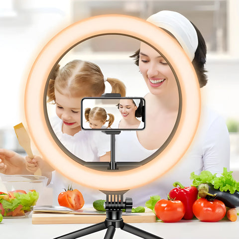 Dimmable Ring Light – Selfie Light for YouTube & TikTok