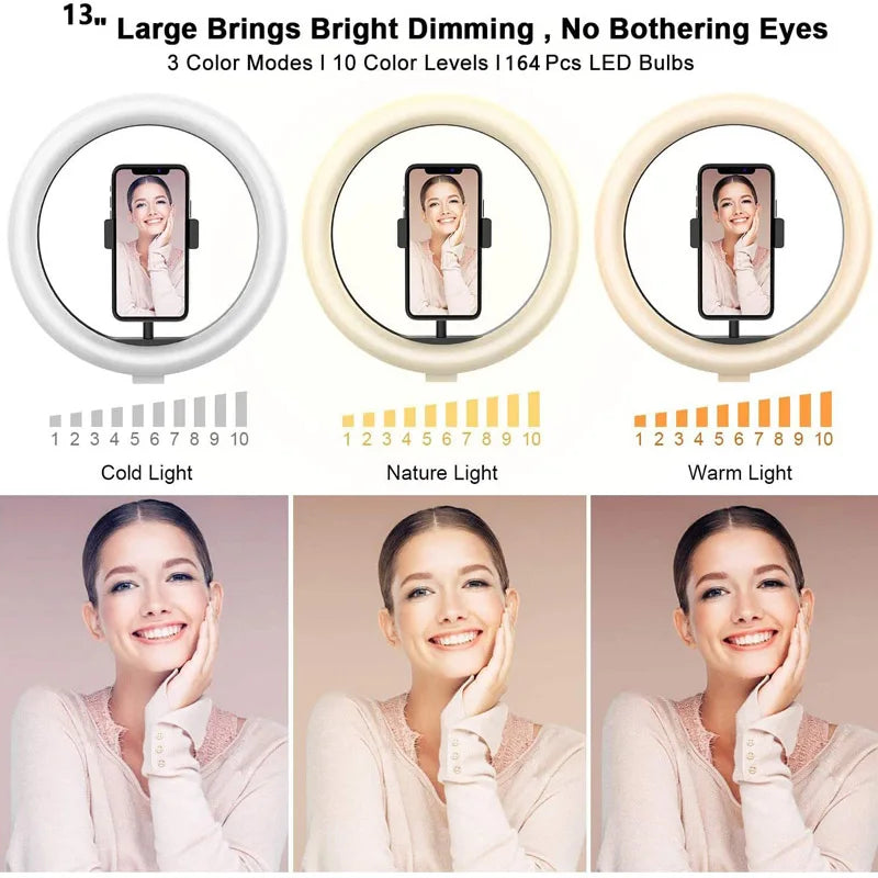 Dimmable Selfie Ring Light