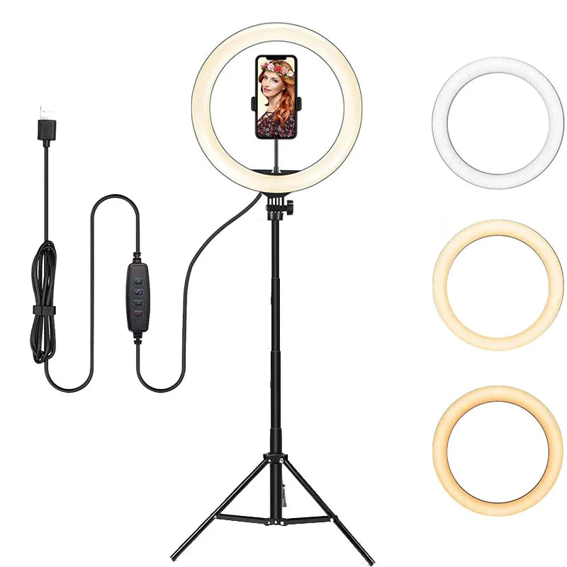 Dimmable Selfie Ring Light