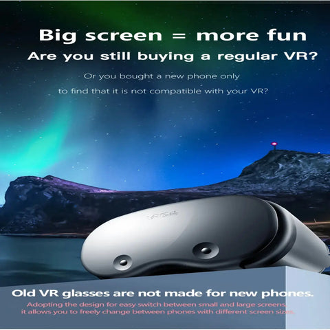 VR Headset – Immersive Metaverse Gaming & 3D Cinema