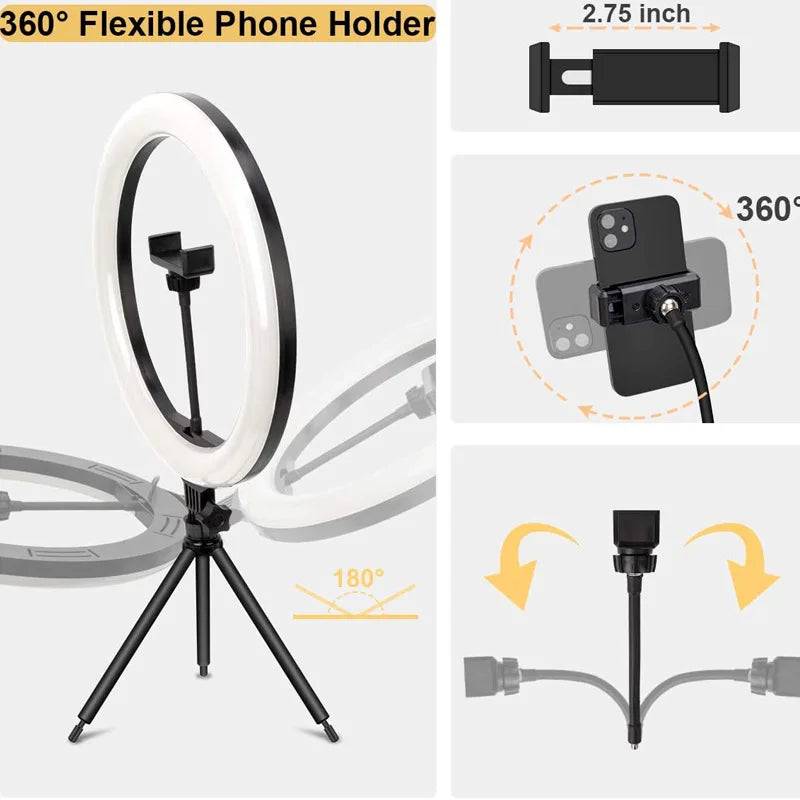Dimmable Selfie Ring Light