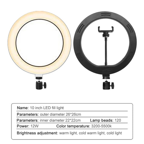 Pro Vlog Creator Ring Light