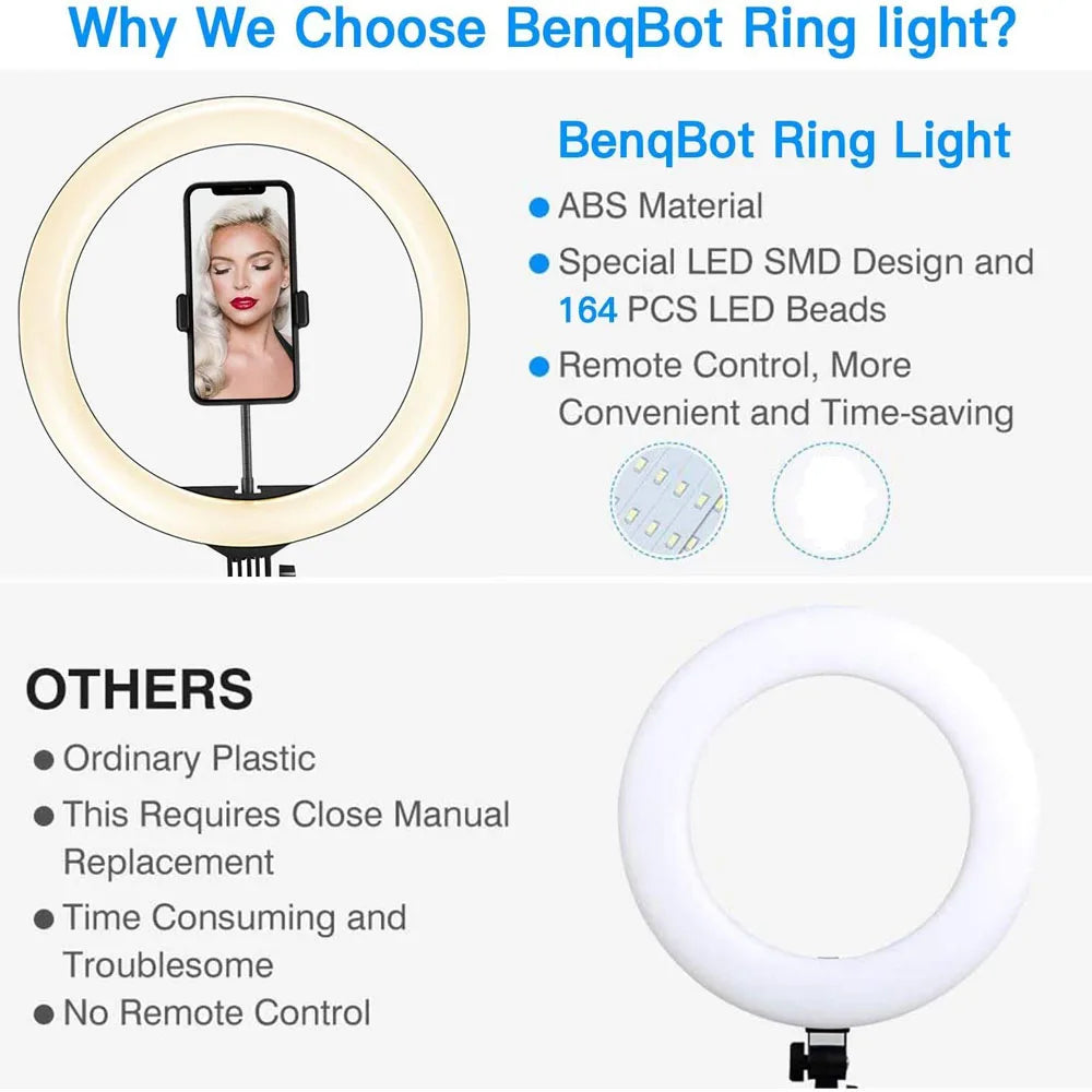 Dimmable Selfie Ring Light