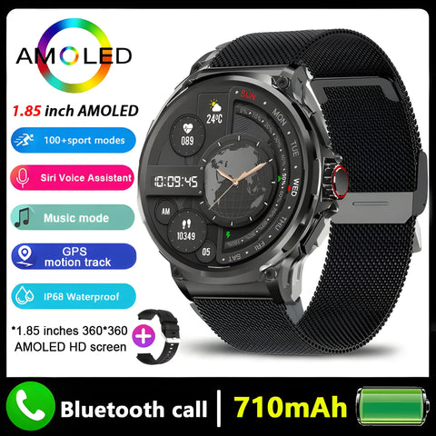 ChiBear GPS Smartwatch – AMOLED Fitness Call Watch 2026