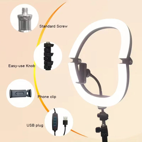 Compact Foldable LED Ring Light