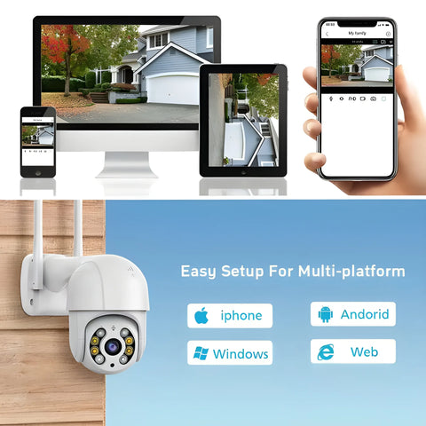 4K Security Camera – AI Home Protection & Night Vision