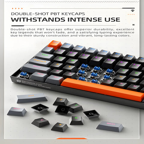 Machenike K500A Mechanical Keyboard – Compact Gaming RGB
