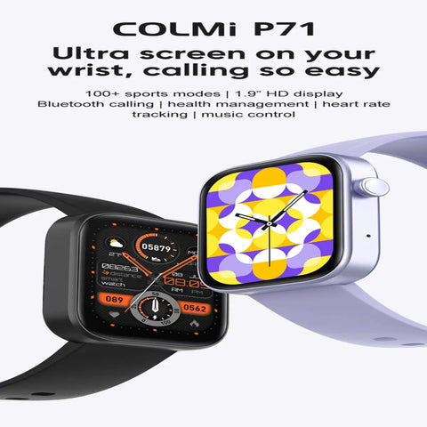 COLMI P71 Smartwatch – Voice Call Fitness & Health Watch