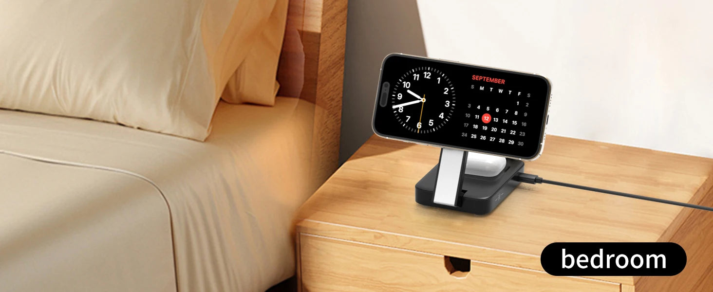 3-in-1 Magnetic Wireless Charging Station