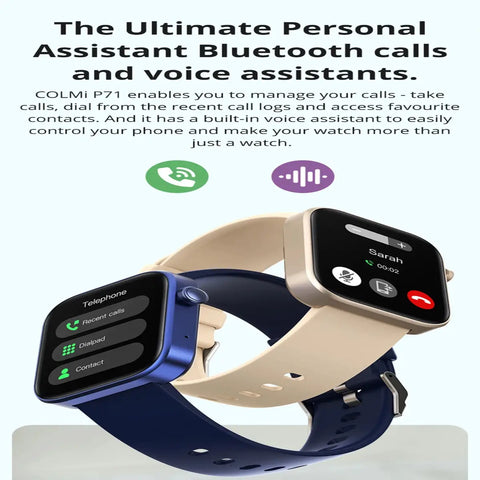 COLMI P71 Smartwatch – Voice Call Fitness & Health Watch