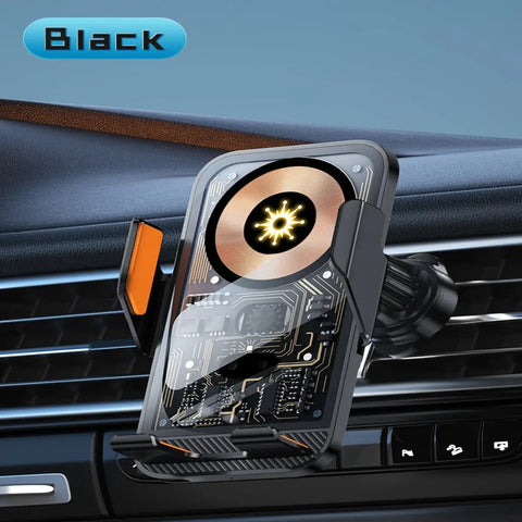 Hands-Free Wireless Car Mount – Fast Charge & Safe Driving