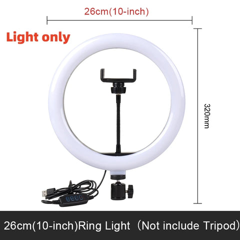 Pro Vlog Creator Ring Light