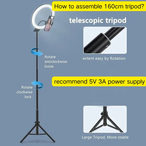 Pro Vlog Creator Ring Light