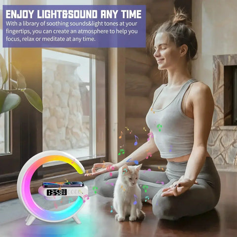 5-in-1 Wireless Charger Dock – 15W Fast Smart Hub