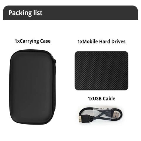 1TB External Hard Drive – Fast Portable Storage for Gaming