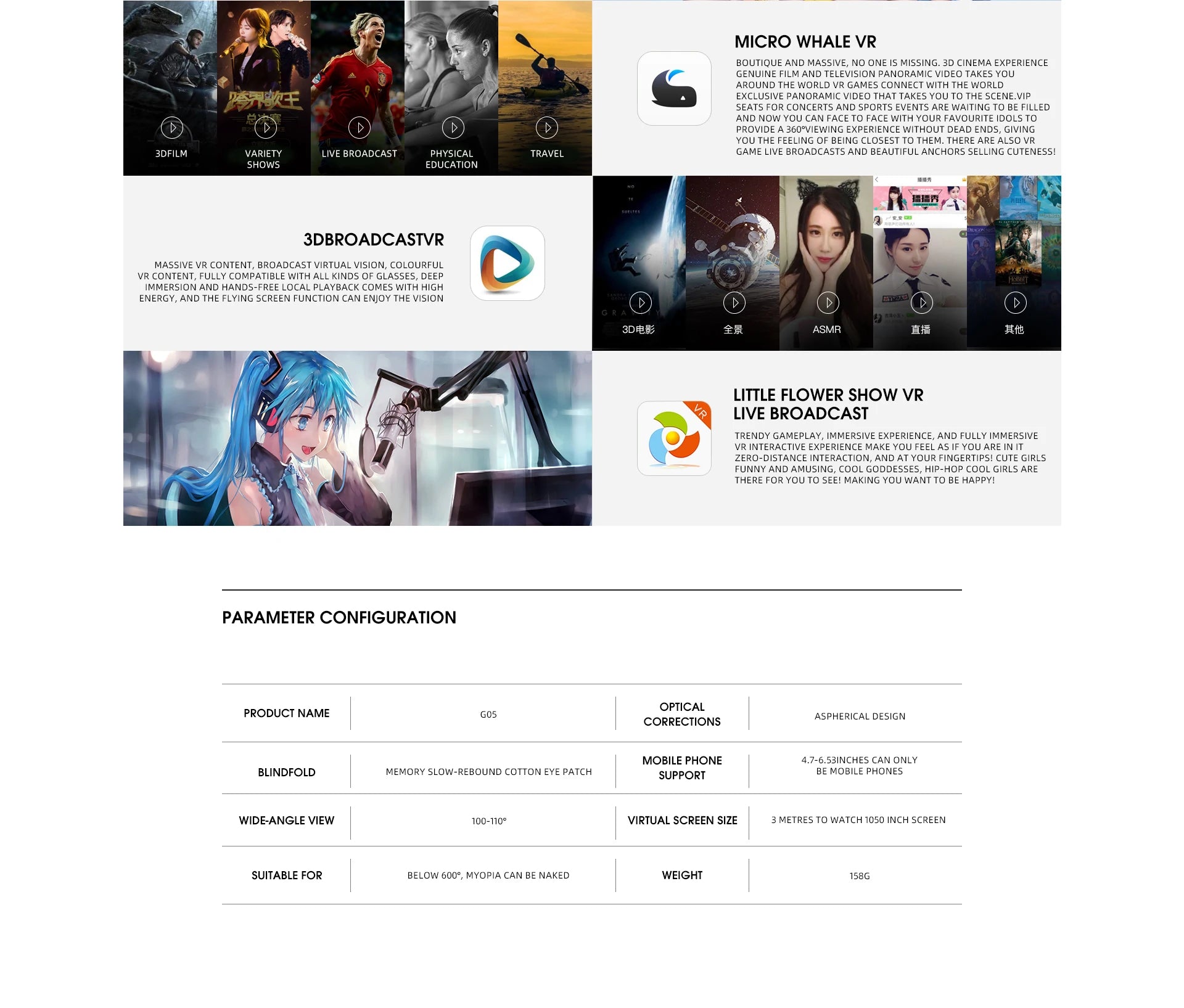 VR Shinecon Cinema Headset