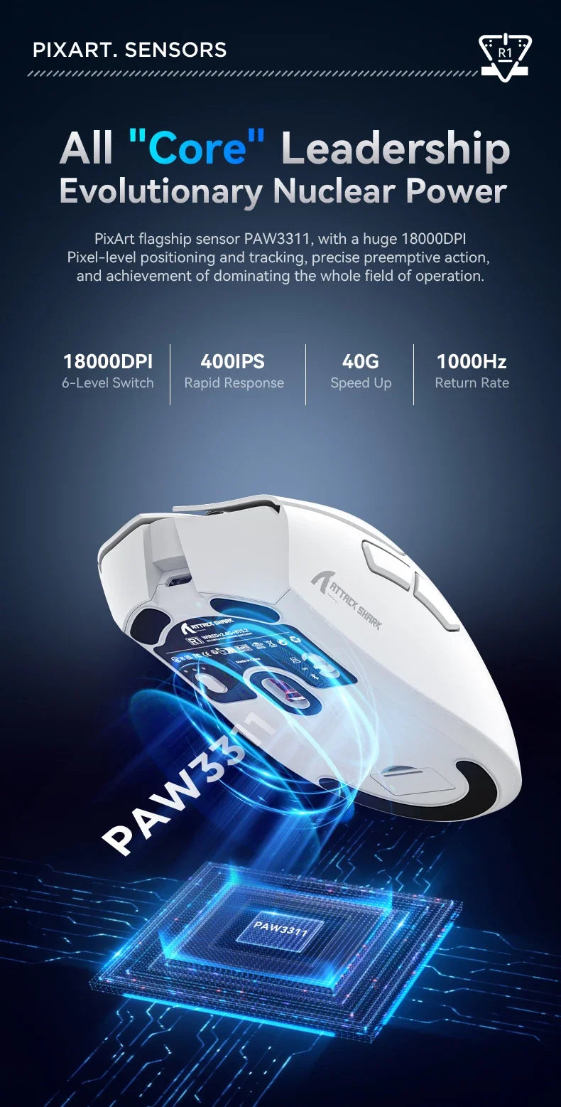 Attack Shark R1 Gaming Mouse