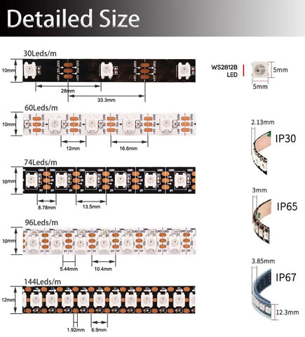 ChromaPixel WS2812B Smart LED Strip