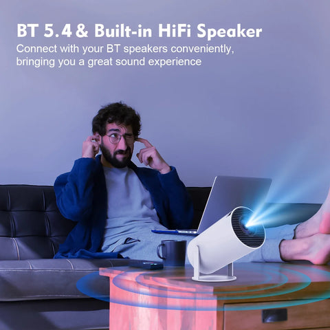 MAGCUBIC HY300 Pro Projector – Portable 8K Smart Cinema